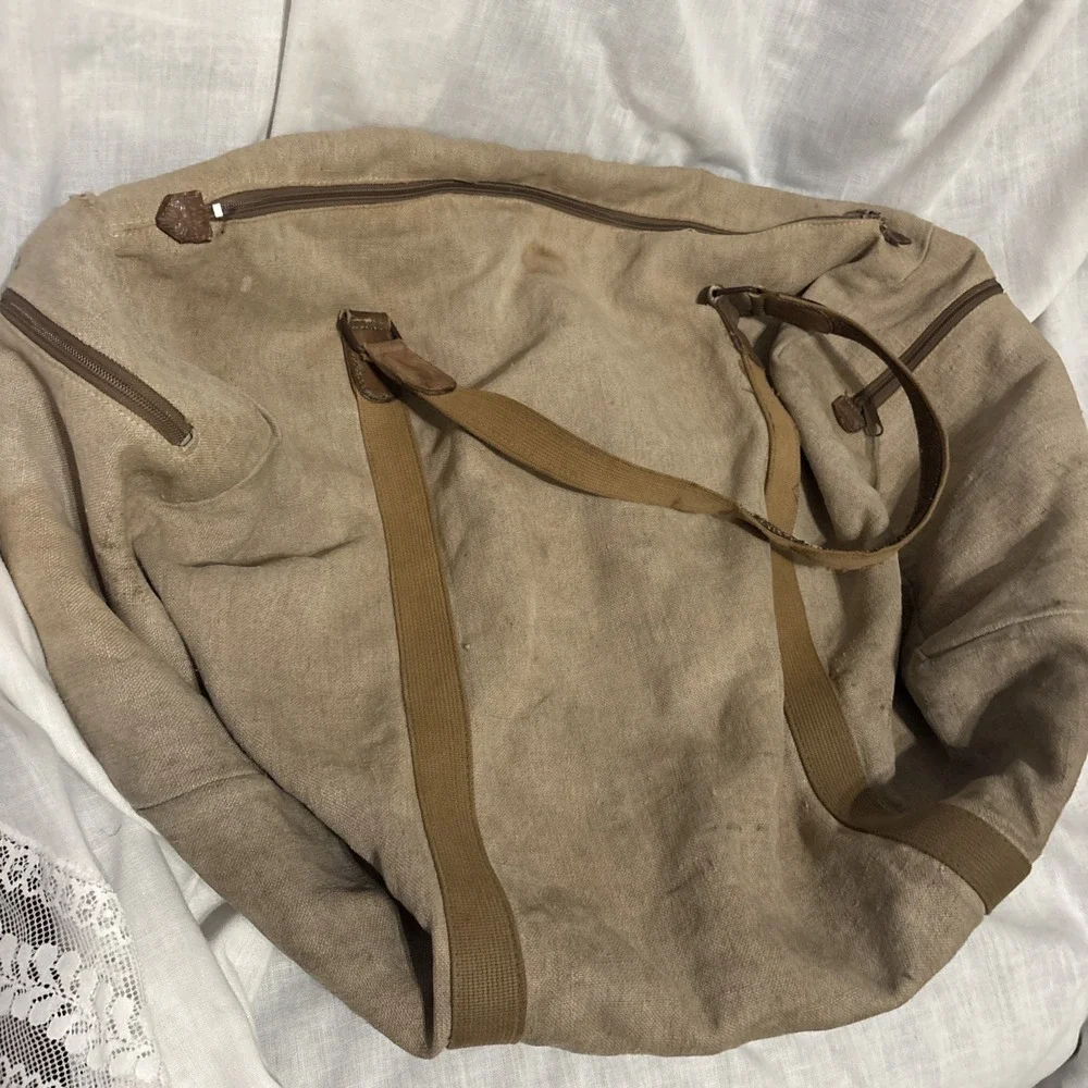 Rare Vintage Banana Republic Duffel Bag 